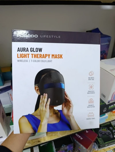 Маска для лица с терапевтическим светом Porodo face Mask 400mAH