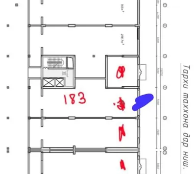 Помещение под свободное назначение, 183м², Шохмансур