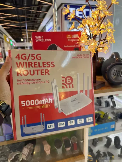 Wi-Fi Роутер LTE с встроенным аккумулятором 5000 mah