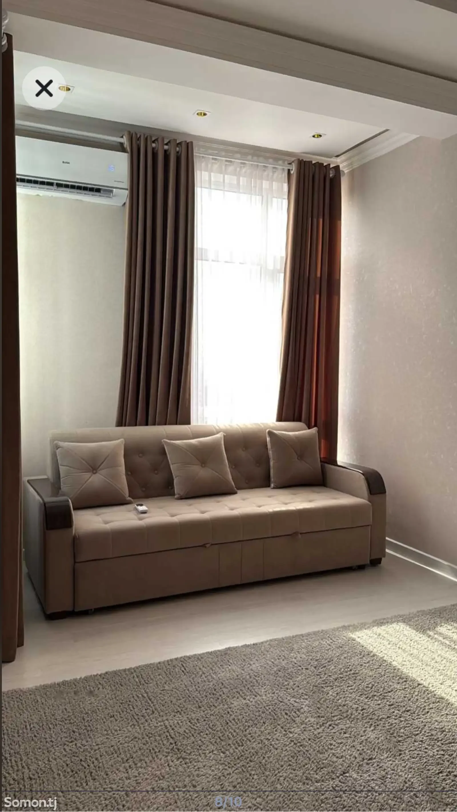 3-комн. квартира, 12 этаж, 92м², Созидания