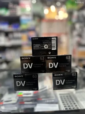 Кассеты для видеокамер Sony DV 63min