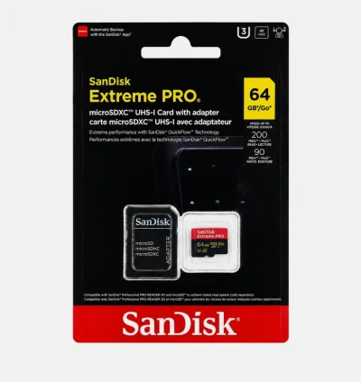 Карта памяти SanDisk Extreme Pro 64GB