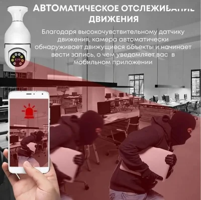 Беспроводная камера видеонаблюдения wifi с ночной съемкой