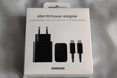 Зарядное устройство 45W Samsung Adapter Premium Complect