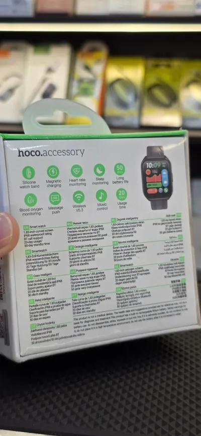 Смарт часы Smart Watch Смарт Часы hoco Y44 Водонепроницаемый IP68 — миниатюра 6