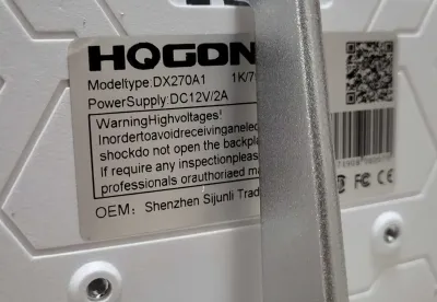 Монитор 27 Hugon 75Гц Full HD White