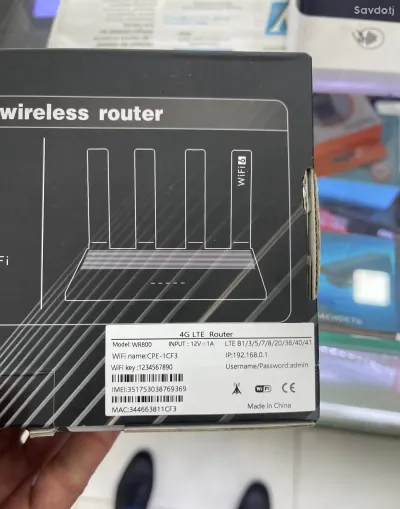 Роутер Wi-Fi CPE Model WR800 4G 300 Мбит