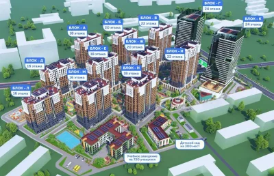 3-комн. квартира, 16 этаж, 121 м², Сино