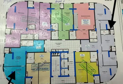 2-комн. квартира, 14 этаж, 93 м², Сино Ёвари главный