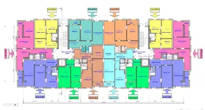2-комн. квартира, 13 этаж, 105 м², Корвон