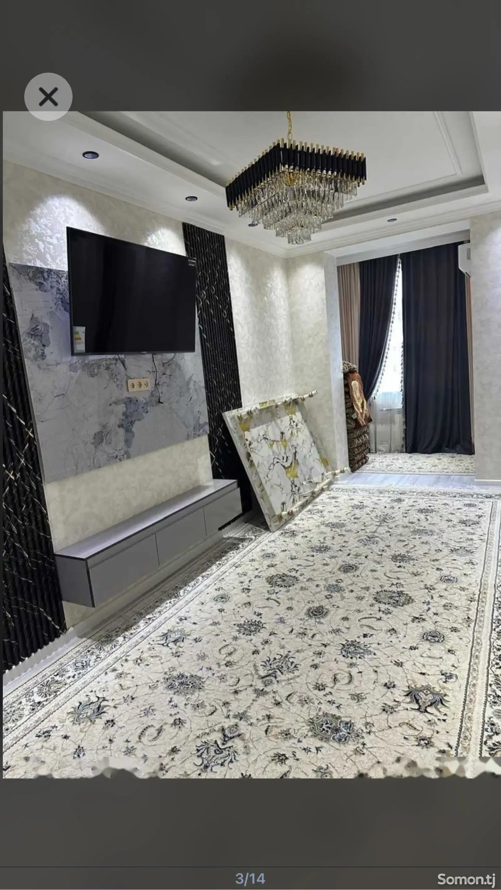 2-комн. квартира, 17 этаж, 80м², Молодёжный