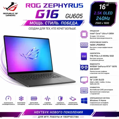 Ноутбук Gaming Asus Rog Zephyrus G16