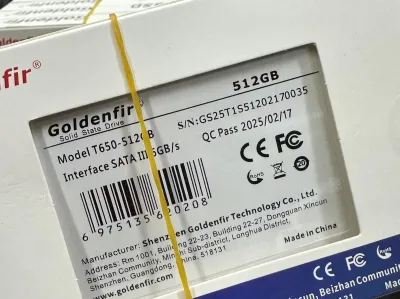 SSD накопитель 512GB Goldenfir 2.5