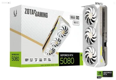 Видеокарта Zotac Gaming GeForce RTX 5080 Solid OC White 16gb GDDR7