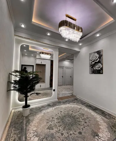 3-комн. квартира, 10 этаж, 94 м², Исмоили Сомони славянский 3 польноценный
