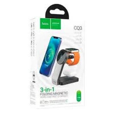 Беспроводная зарядка для айфон 3 в 1 Hoco CQ3