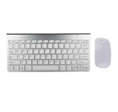 Беспроводная клавиатура Slim Multimedia Keyboard серебристый