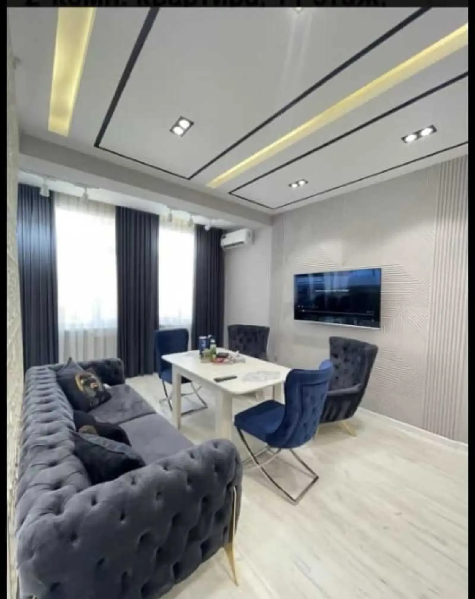 2-комн. квартира, 11 этаж, 70м², Сомони