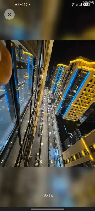 3-комн. квартира, 16 этаж, 98м², Айни г.Хилтон доми пайкар