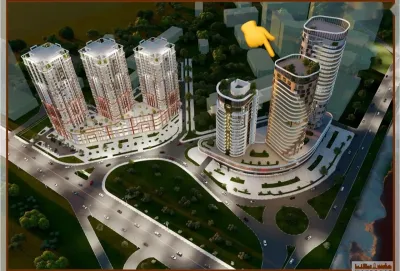 1-комн. квартира, 9 этаж, 52 м², Сино — миниатюра 4