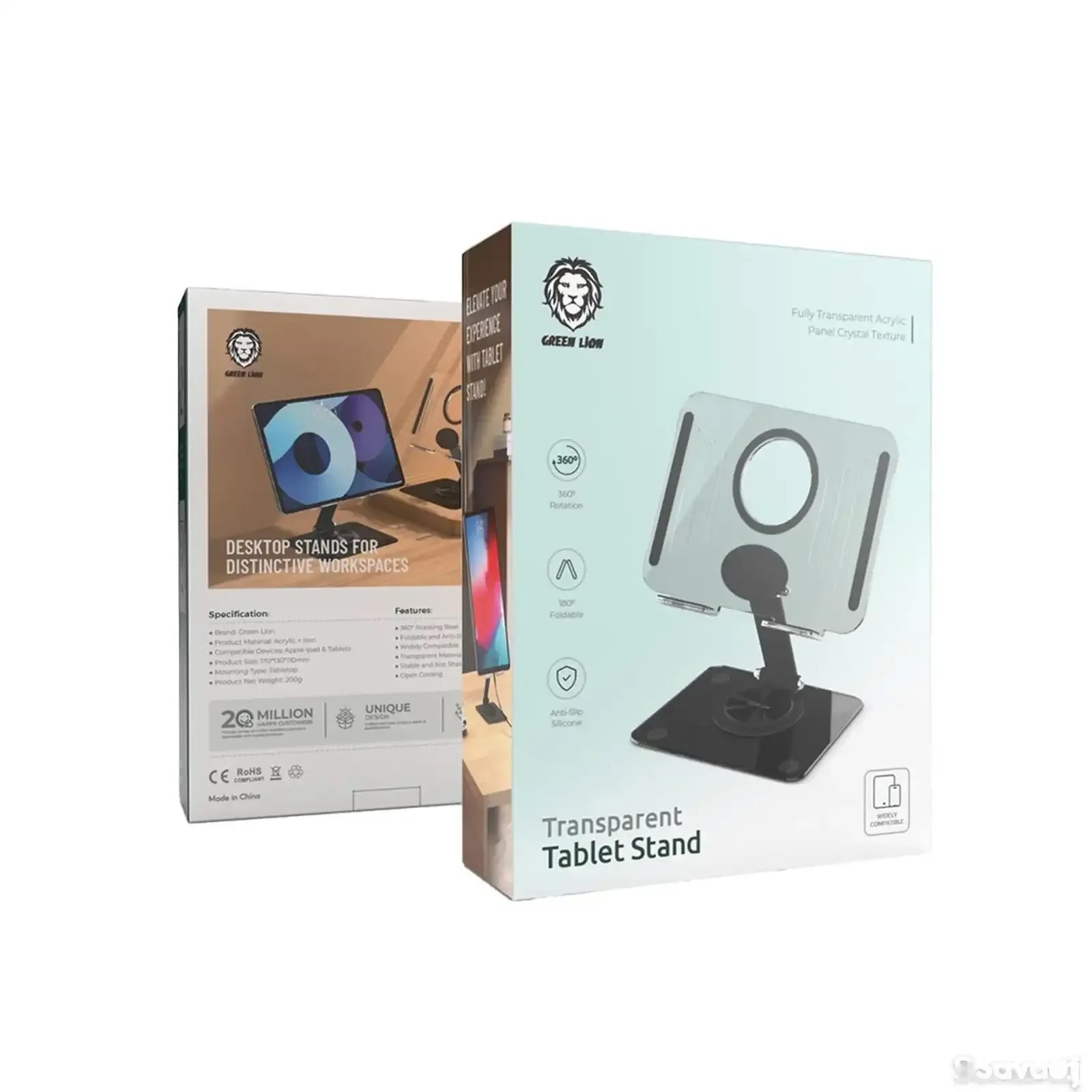 Подставка для планшета Green Lion Transparent Tablet Stand