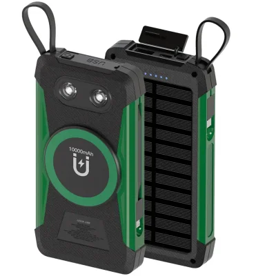 Повербанк Green Lion Solar Trex  10000mAh Power Bank PD 20W
