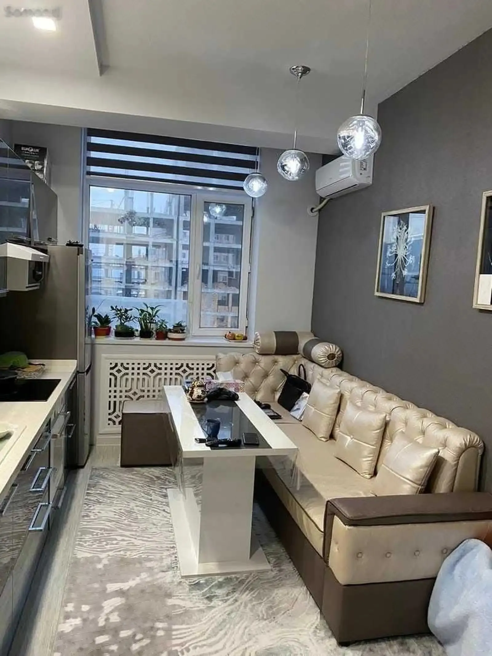 2-комн. квартира, 11 этаж, 90м², Сомони