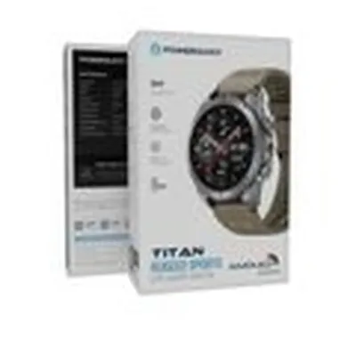 Умный часы Powerology Titan Rugged Sports GPS Smart Watch титан