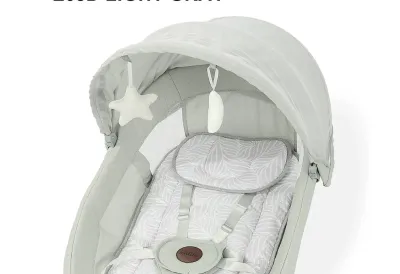 Шезлонг-качалка Kidilo 3 в 1, с автоматическим укачиванием и москитной сет