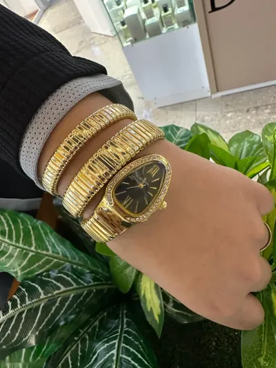 Часы Браслет змейка Bvlgari