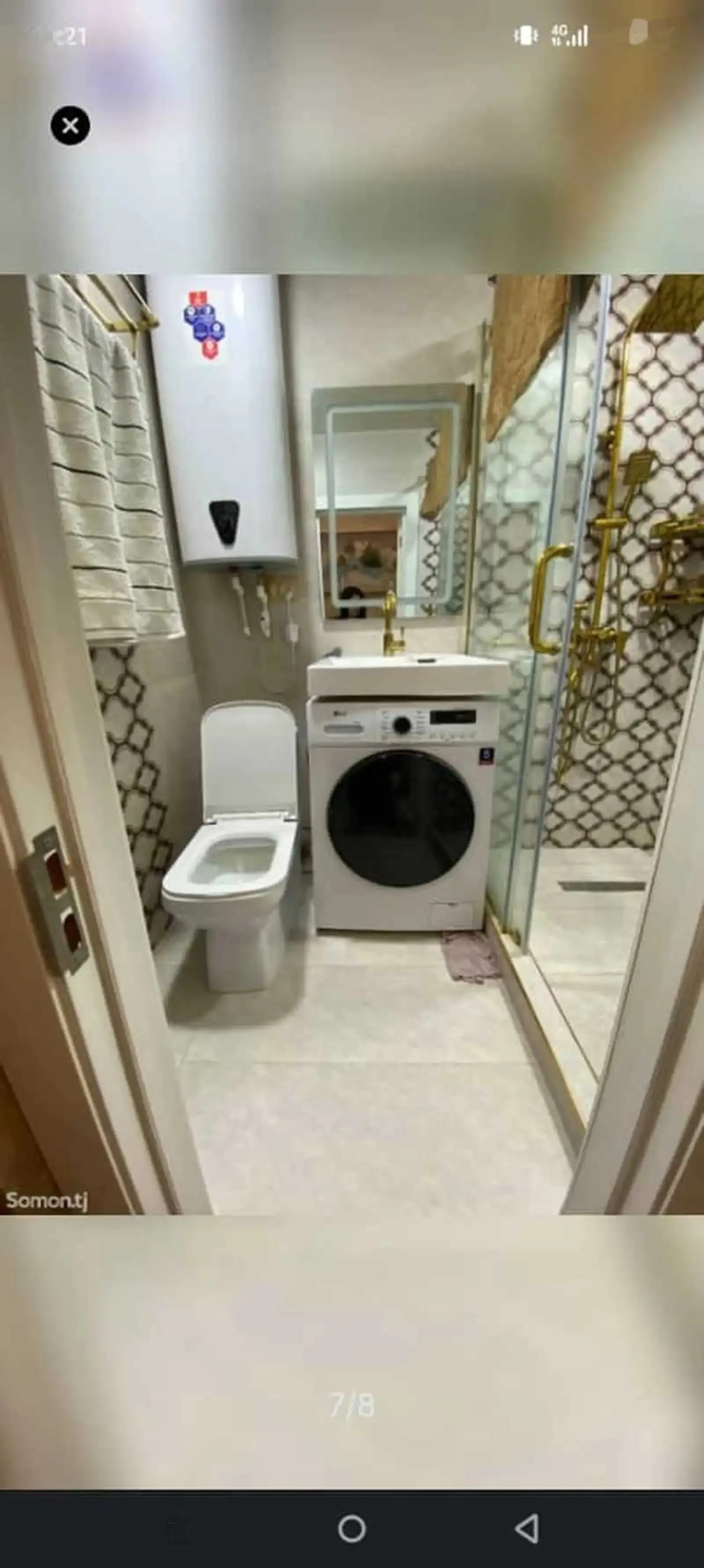 1-комн. квартира, 18 этаж, 38 м², И.Сомони (Гуля Гулд)