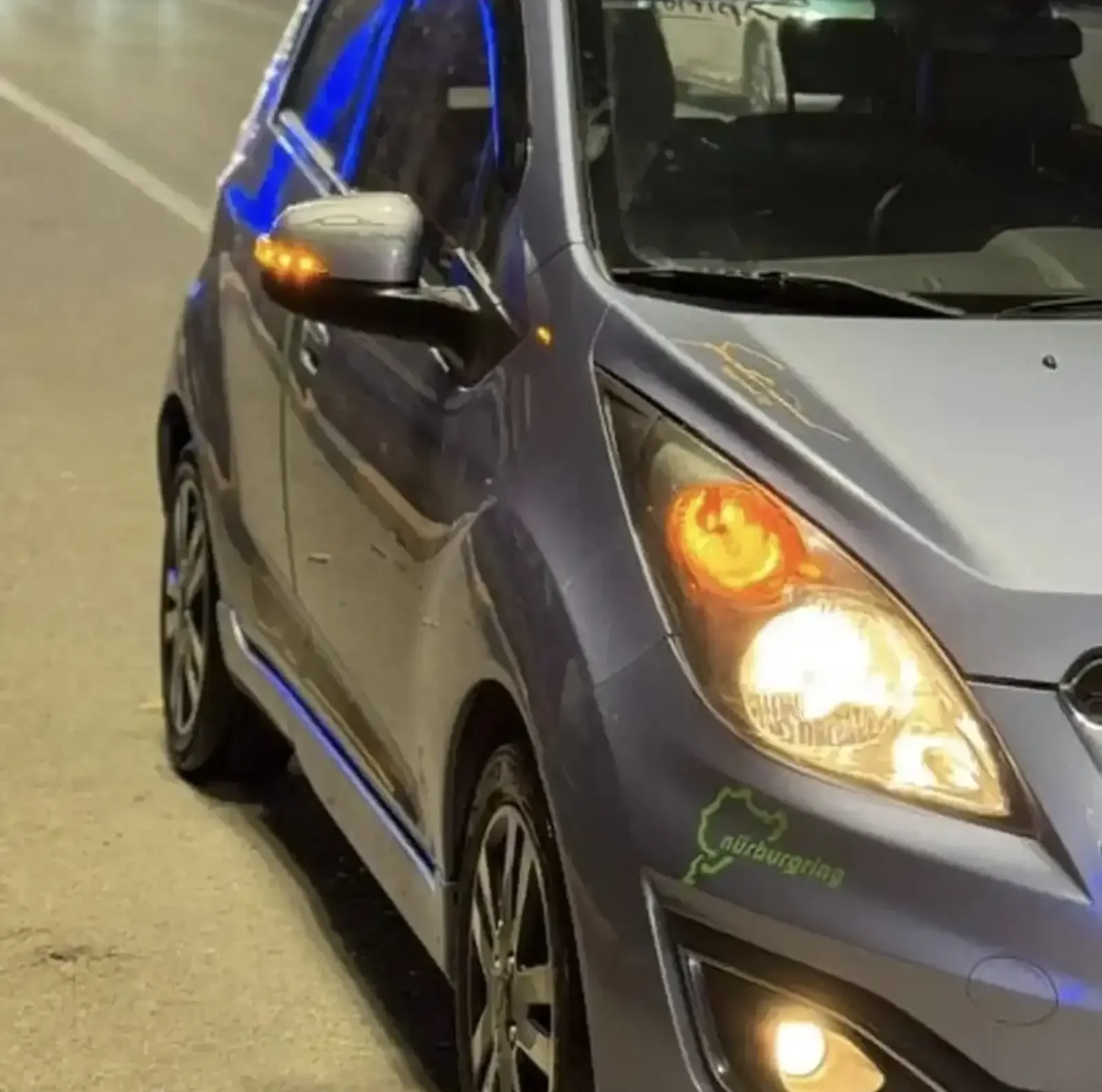 Боковинка Chevrolet Spark поворотникдор