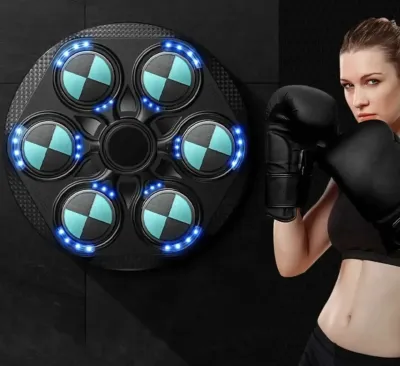 Музыкальная боксерская тренировочная машина с перчатками, умная музыкальная бокс