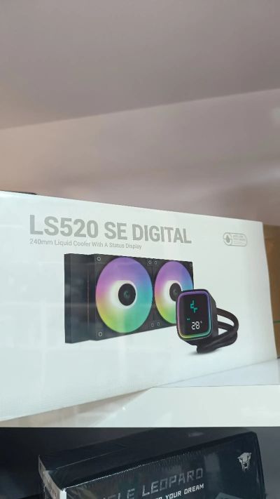 Кулер для процессора DeepCool LS520 SE Digital, чёрный