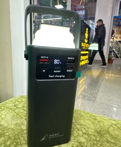 Внешний аккумулятор с фонариком Mars Powerbank 30000 mah