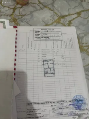 2-комн. квартира, 5 этаж, 42 м², сино