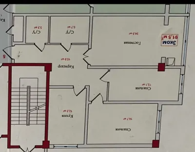 3-комн. квартира, 17 этаж, 92 м², Сино 104мкр