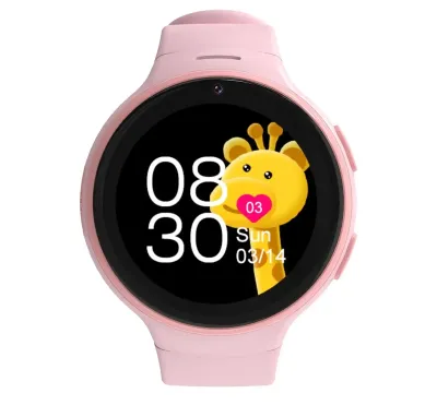 Детские смарт часы Porodo 4G Kids GPS Smart Watch with Junicare App розовый