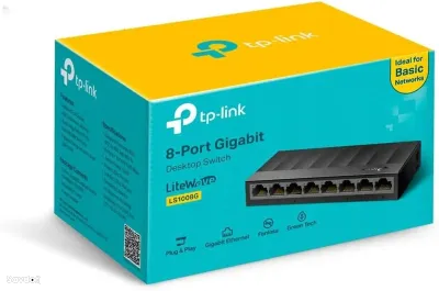 Коммутатор TP-Link LS1008G 8-Port Gigabit Desktop Switch