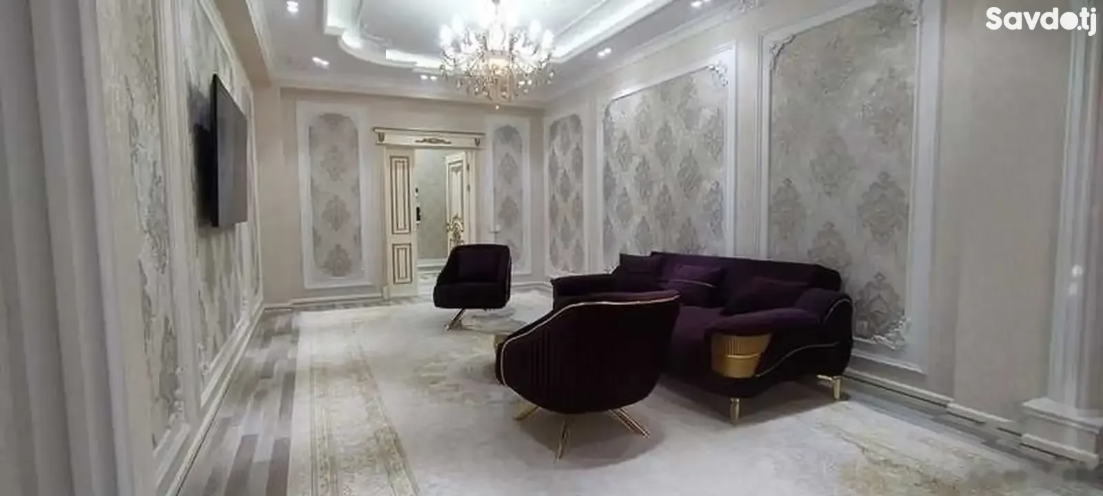 2-комн. квартира, 9 этаж, 100м², И Сомони, Бурак