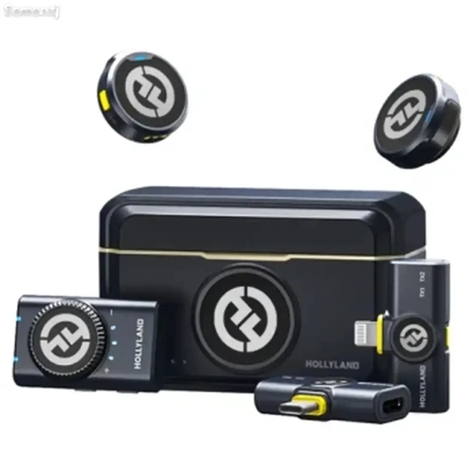 Беспроводной петличный микрофон Hollyland Lark M2 DUO Combo черный