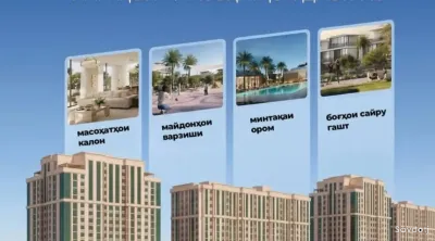 1-комн. квартира, 7 этаж, 76 м², Корвон