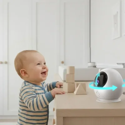 Умная видеоняня Porodo Lifestyle Lumi Baby Smart Monitor with Camera and Display Screen