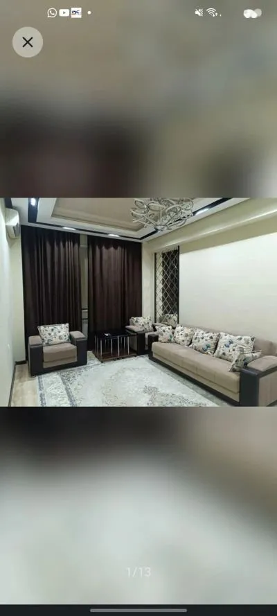 2-комн. квартира, 9 этаж, 74м², Исмоили Сомони
