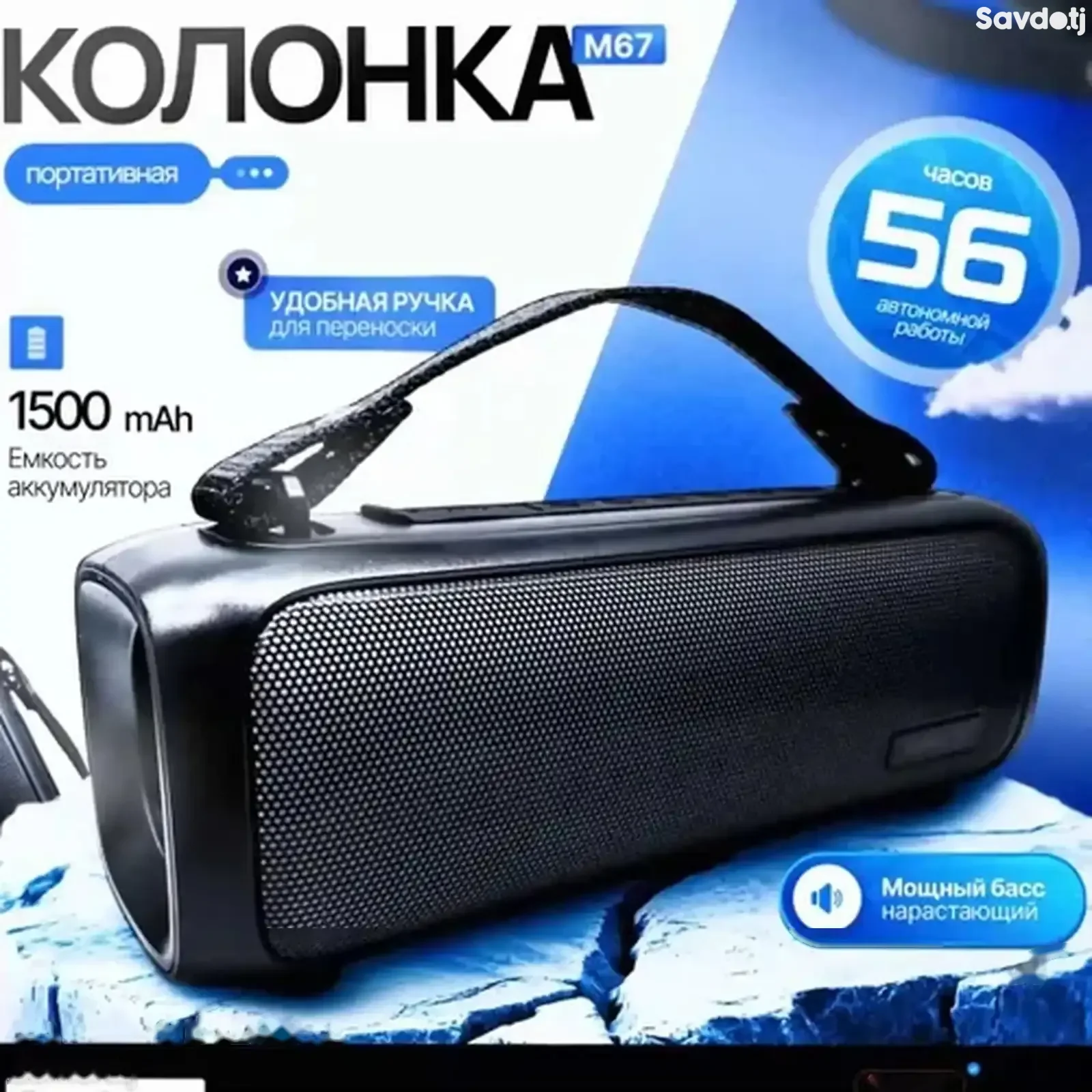 Портативная колонка Remax RB-M