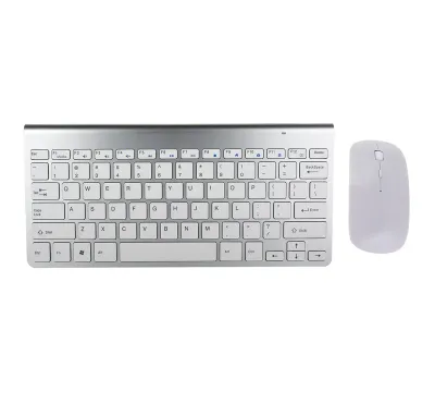 Беспроводная клавиатура Slim Multimedia Keyboard серебристый