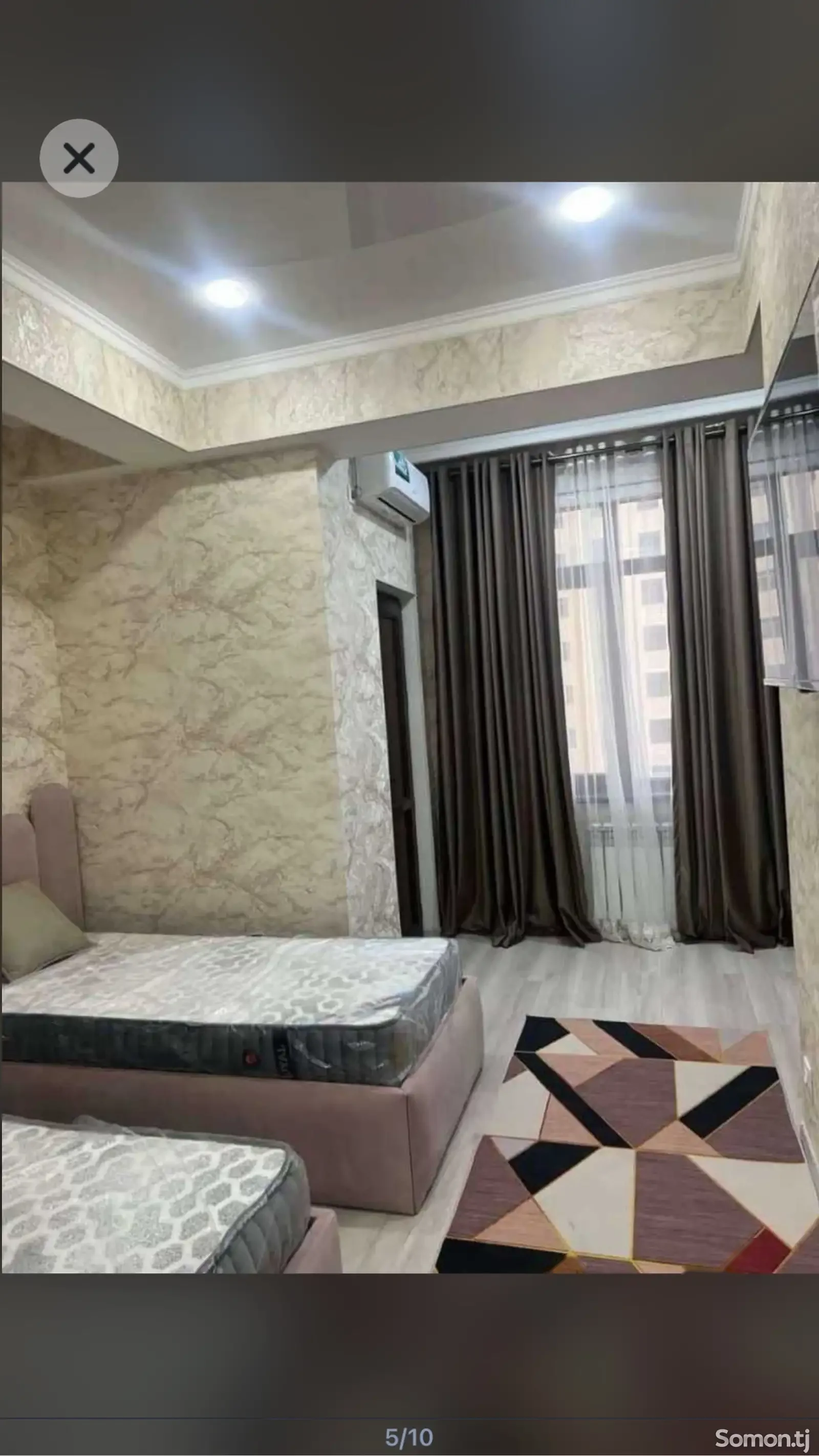 2-комн. квартира, 5 этаж, 75м², Голубой экран