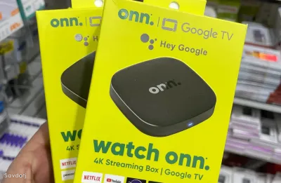 Приставка для потоковой передачи ONN Google TV с разрешением 4K UHD и пультом