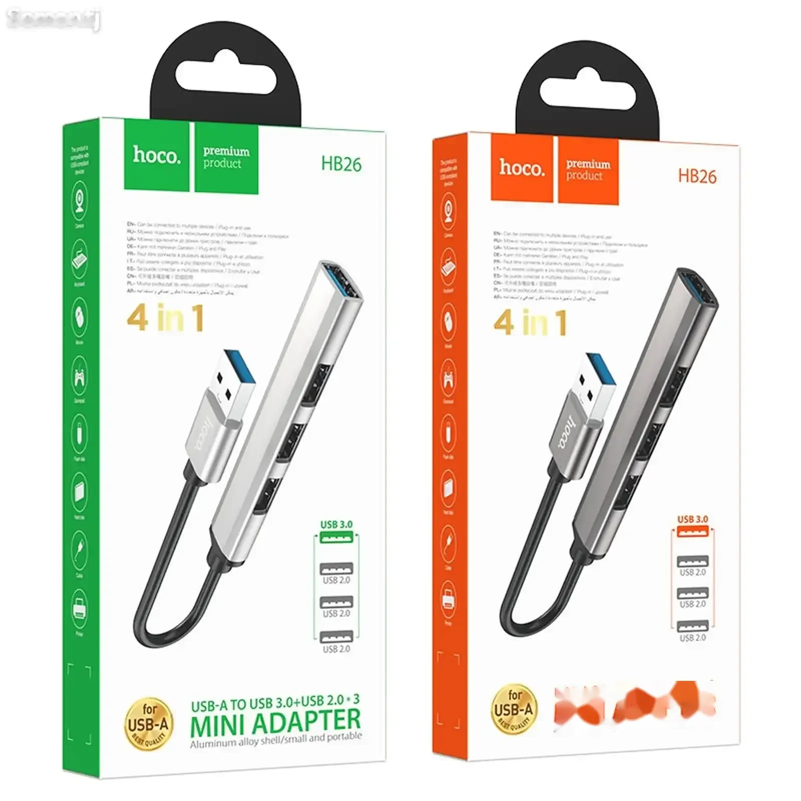 USB-концентратор hoco 4 in 1hb- — миниатюра 2