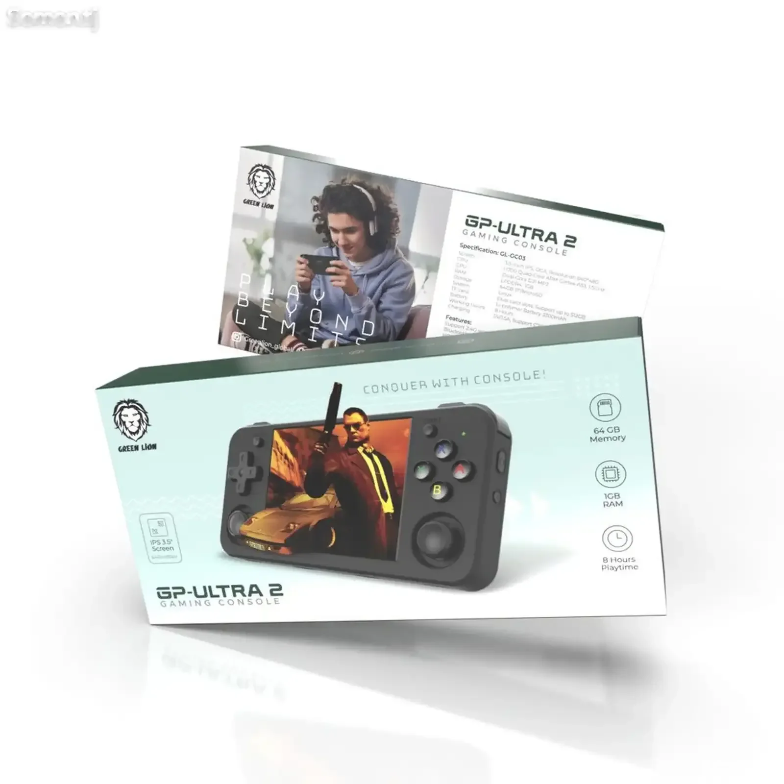 Игровая консоль Green Lion GP-Ultra 2 Gaming Console 1GB + 64GB